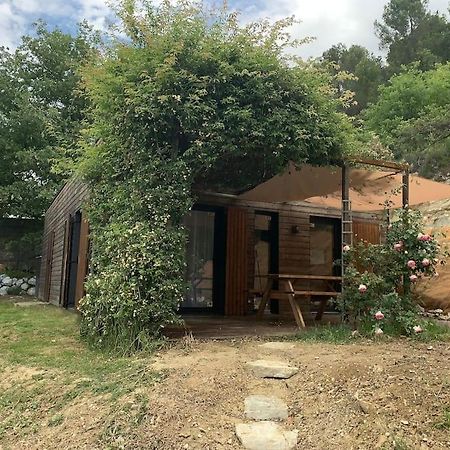Maison En Bois A Entrechaux Eksteriør bilde